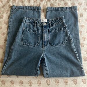 Rolla’s Sailor Denim High Rise Wide Leg Jeans